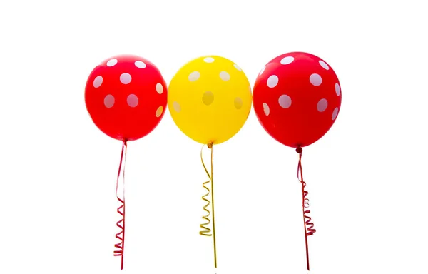 Ballonger Isolerade Vit Bakgrund — Stockfoto
