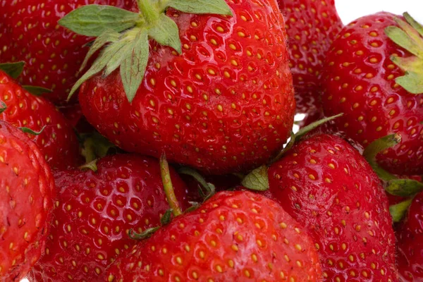 Background Strawberries Close Macro — Stock Photo, Image