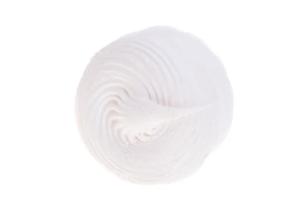 Marshmallow Isolato Sfondo Bianco — Foto Stock