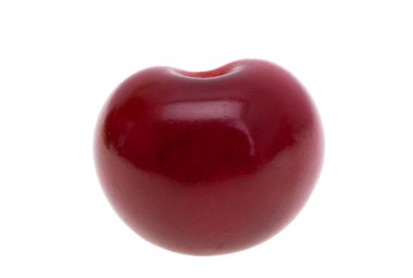 Beyaz arkaplanda kiraz izole