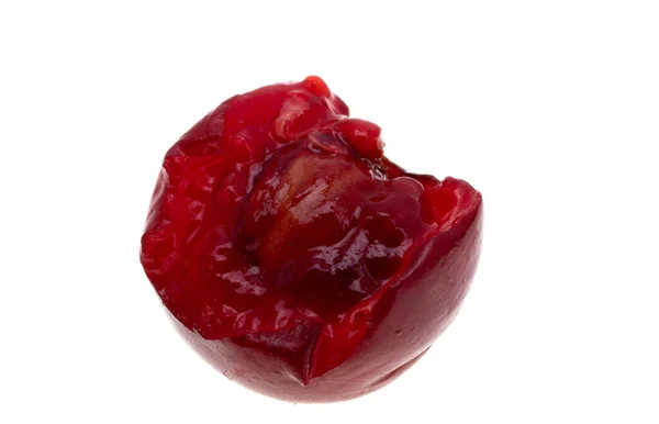 Cherry Isolato Sfondo Bianco — Foto Stock