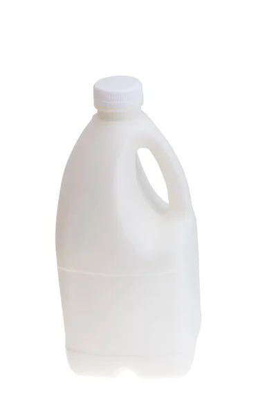 Botella Leche Aislada Sobre Fondo Blanco — Foto de Stock