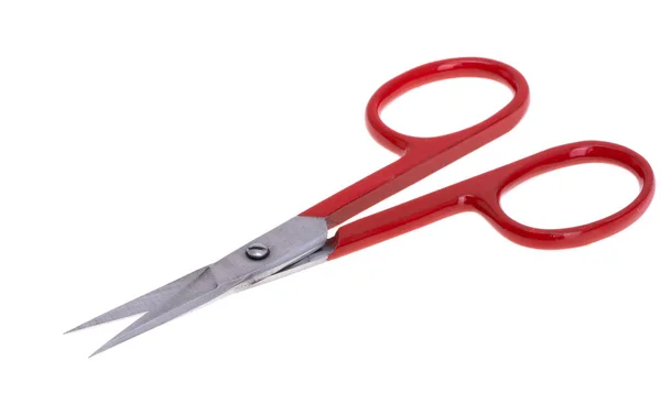 Manicure Scissors Isolated White Background — Stock Photo, Image
