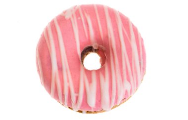 Beyaz arka plan üzerinde izole sır çörek