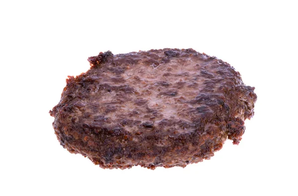 Burger Patty Isolated White Background — ストック写真