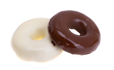 Çörek kurabiyesi beyaz arkaplanda izole