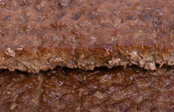 Texture Hamburger Patties Close — ストック写真