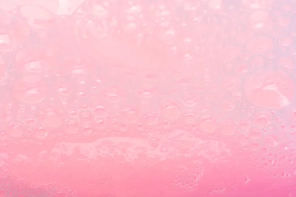 Pink Soap Suds Background Closeup — Photo