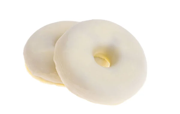 Пончик Печенье Изолированы Белом Фоне — стоковое фото