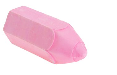 Beyaz arkaplanda izole edilmiş renkli tebeşir