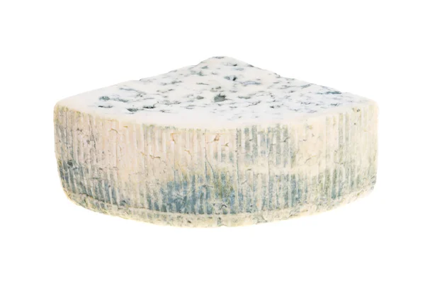 Formaggio Blu Isolato Sfondo Bianco — Foto Stock