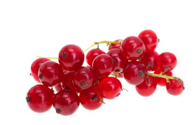 Frenk üzümü beyaz arkaplanda izole edildi