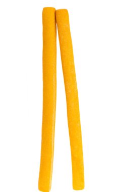 tomato grissini isolated on white background