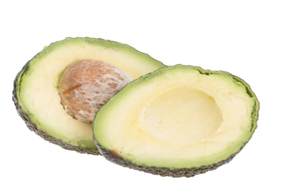 Avocado Geïsoleerd Witte Achtergrond — Stockfoto