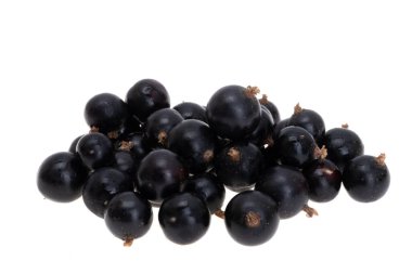 Beyaz arka plan üzerinde izole blackcurrant