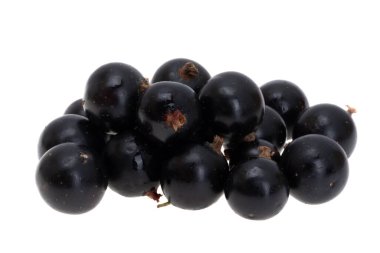 Beyaz arka plan üzerinde izole blackcurrant