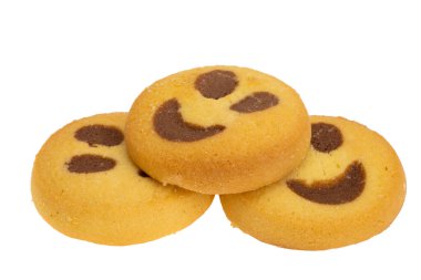 cookies emoji isolated on white background