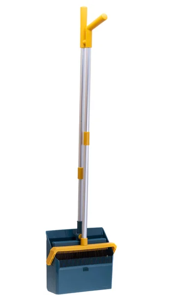 Dustpan Broom Isolated White Background — Zdjęcie stockowe