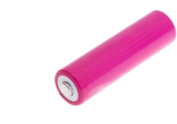 Batterie Colorate Isolate Sfondo Bianco — Foto Stock