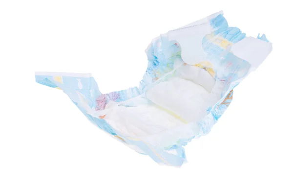 Baby Diapers Isolated White Background — Stock Photo, Image