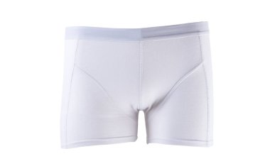 Beyaz arka planda erkek donları izole