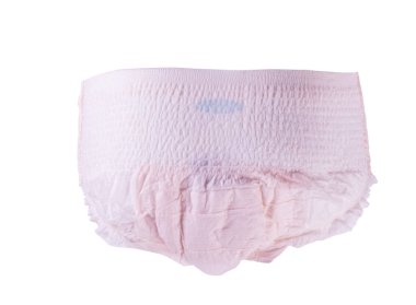Beyaz arka plan üzerinde izole çocuk bezi