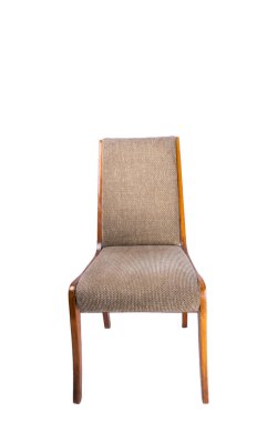 Beyaz arkaplanda izole edilmiş yumuşak sandalye