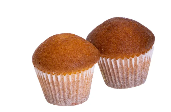 Small Cupcake Jam Isolated White Background — Stock Photo, Image
