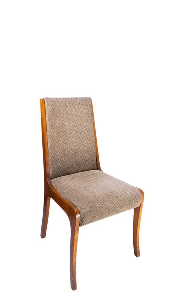 Cadeira Macia Isolada Fundo Branco — Fotografia de Stock