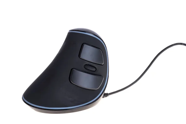 Gioco Verticale Mouse Del Computer Isolato Sfondo Bianco — Foto Stock