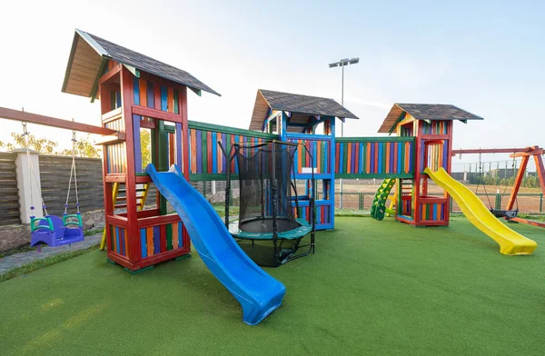 Parque Infantil Livre Para Crianças — Fotografia de Stock