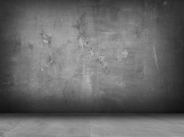 Beton gri iç arka plan