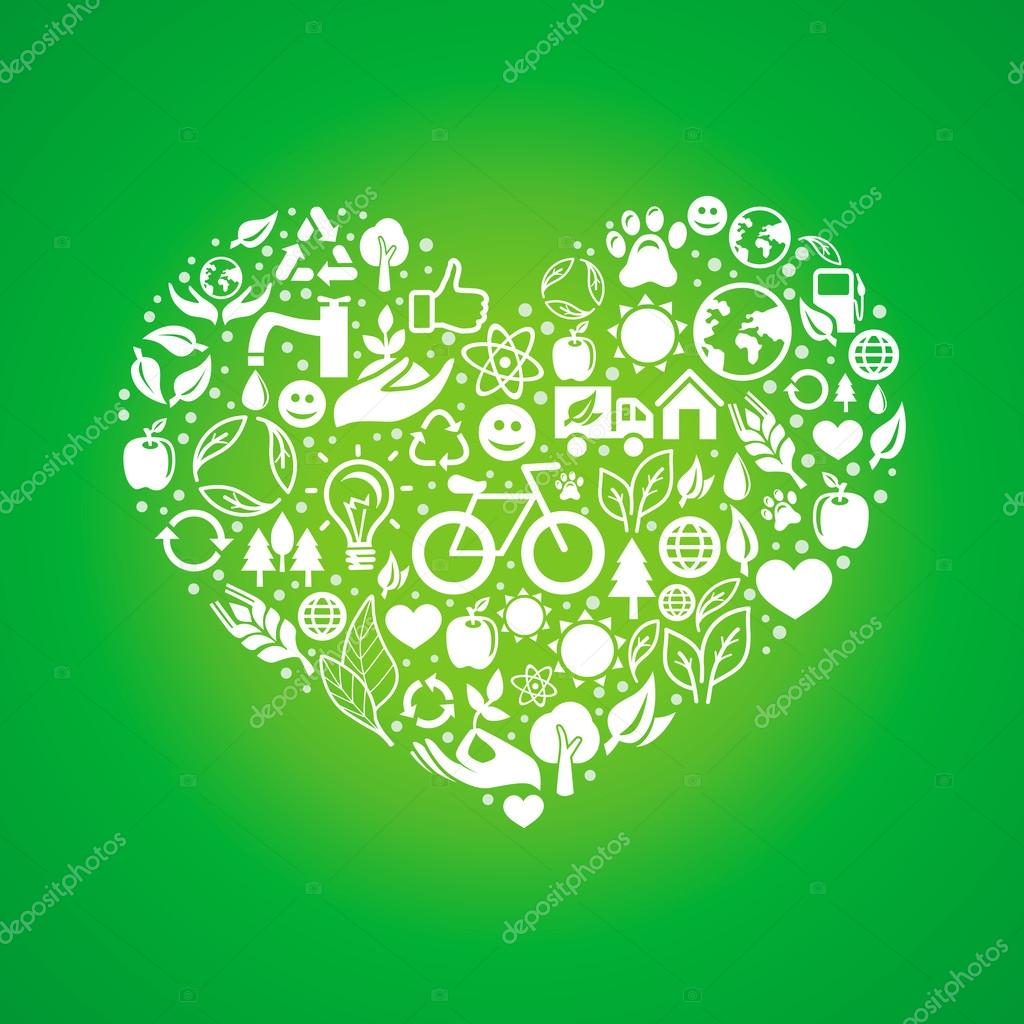 Vector ecology concept — Stock Vector © venimo #19617567