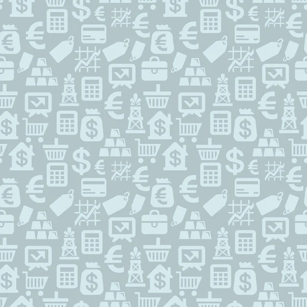 Vector seamless pattern with finance icons