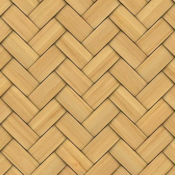 Abstrato decorativo madeira texturizada cesta tecelagem. Imagem 3D — Fotografia de Stock