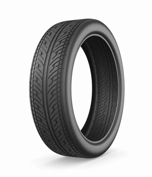 Tire White Background Isolated Illustration — Stock Photo, Image