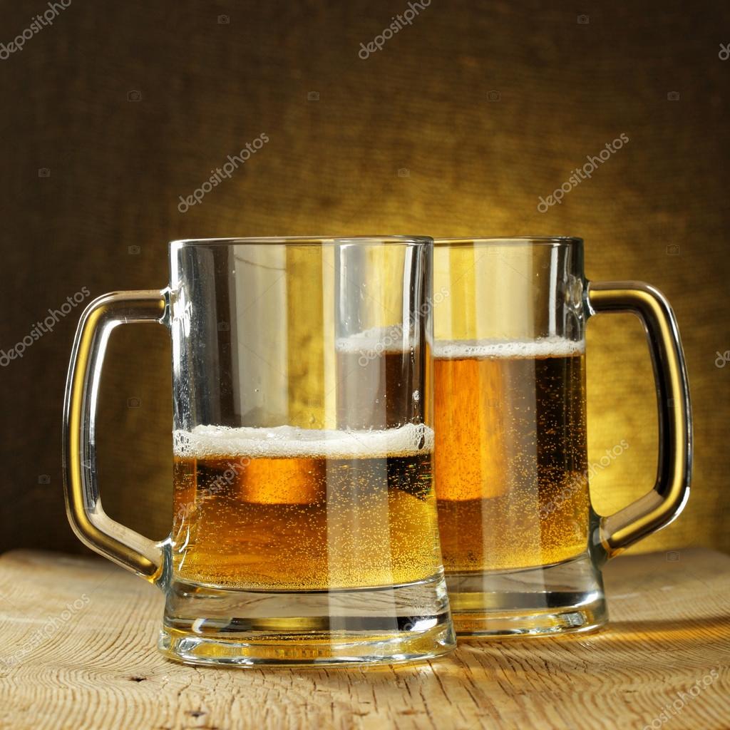 Two beer mugs — Stock Photo © Zoooom 16296545