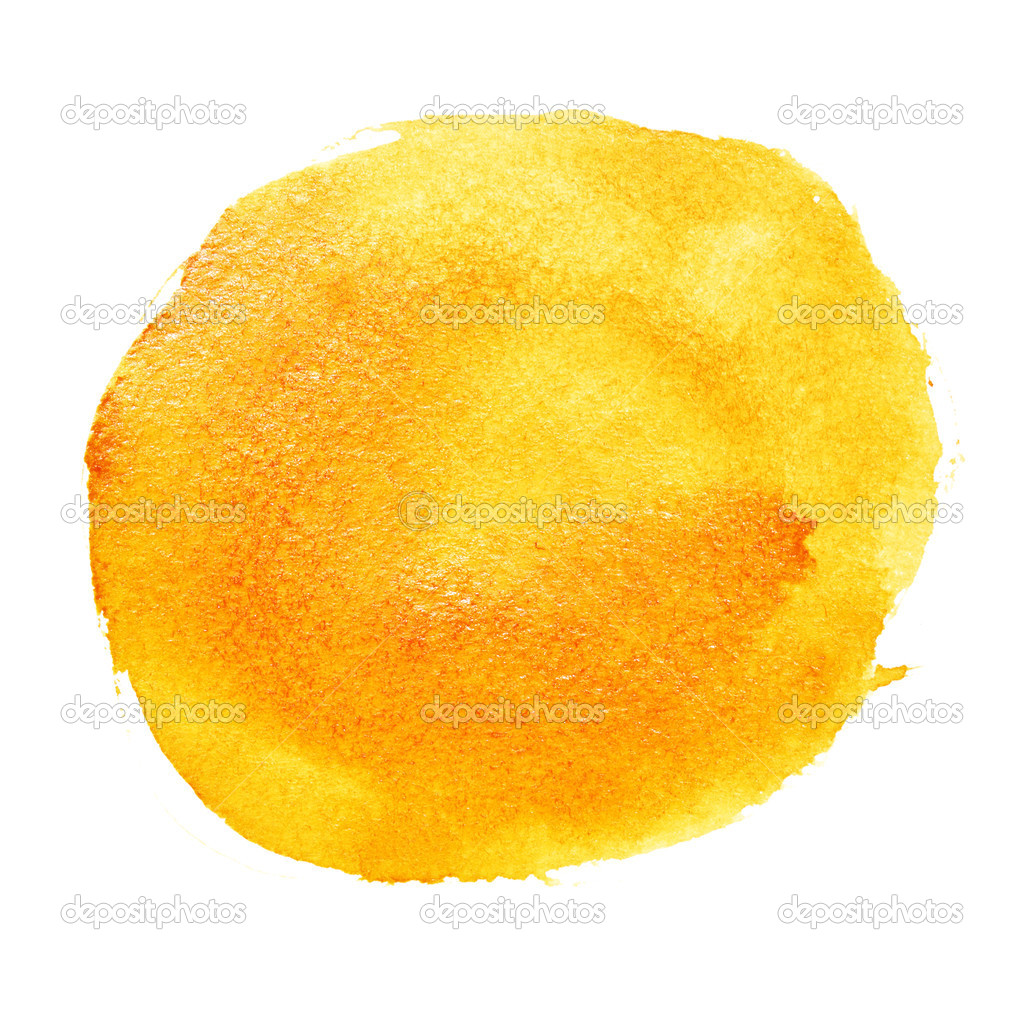 Round watercolor brush stroke — Stock Photo © Zoooom 42244021