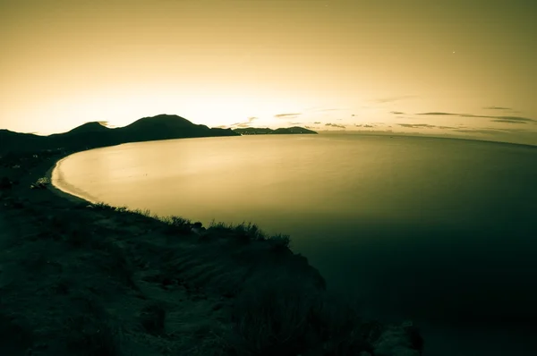 Colpo notturno di mare . — Foto Stock