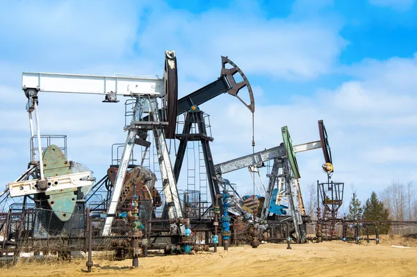 Pump jack. Stock Image