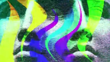 Çağdaş stop sinema sanatı. Antik heykel kafalı modern yaratıcı video 4K. Oyun tarzında insan yüzünün antik bir heykeli olan GIF animasyonu. Acayip sıra dışı bir tasarım. Pop sanat şablonu.