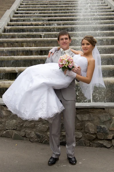 Bride and groom — Stock Photo, Image