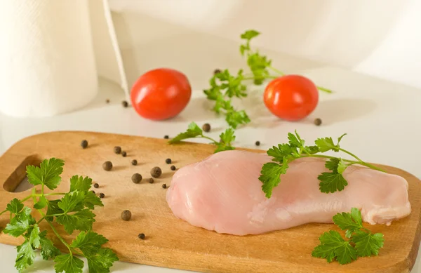 Pollo crudo — Foto de Stock