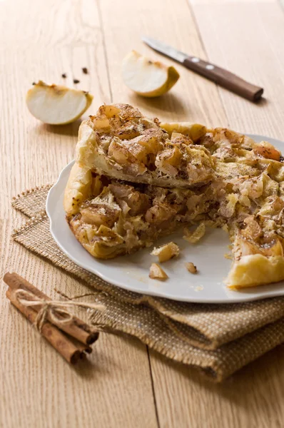 Torta de maçã — Fotografia de Stock