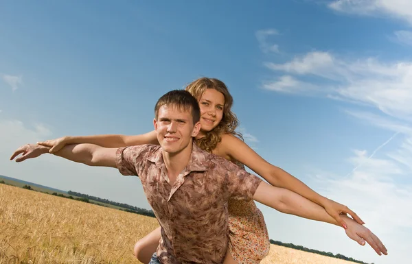 Loving happy couple — Stock Photo, Image