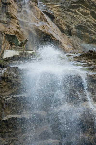 Cachoeira Uchan-Su, Ucrânia, Crimeia — Fotografia de Stock