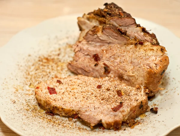 Koude gekookte varkensvlees — Stockfoto
