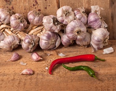 sarımsak ve biber