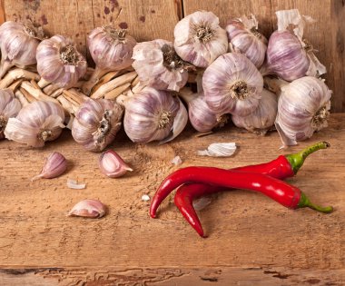 sarımsak ve biber