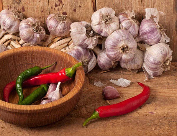 sarımsak ve biber